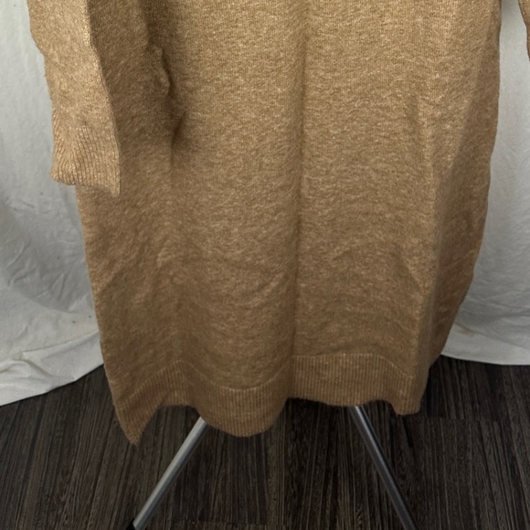 Caslon Tan V-Neck Long Sleeve Sweater Dress Size Small (4-6) NWT - Picture 16 of 17